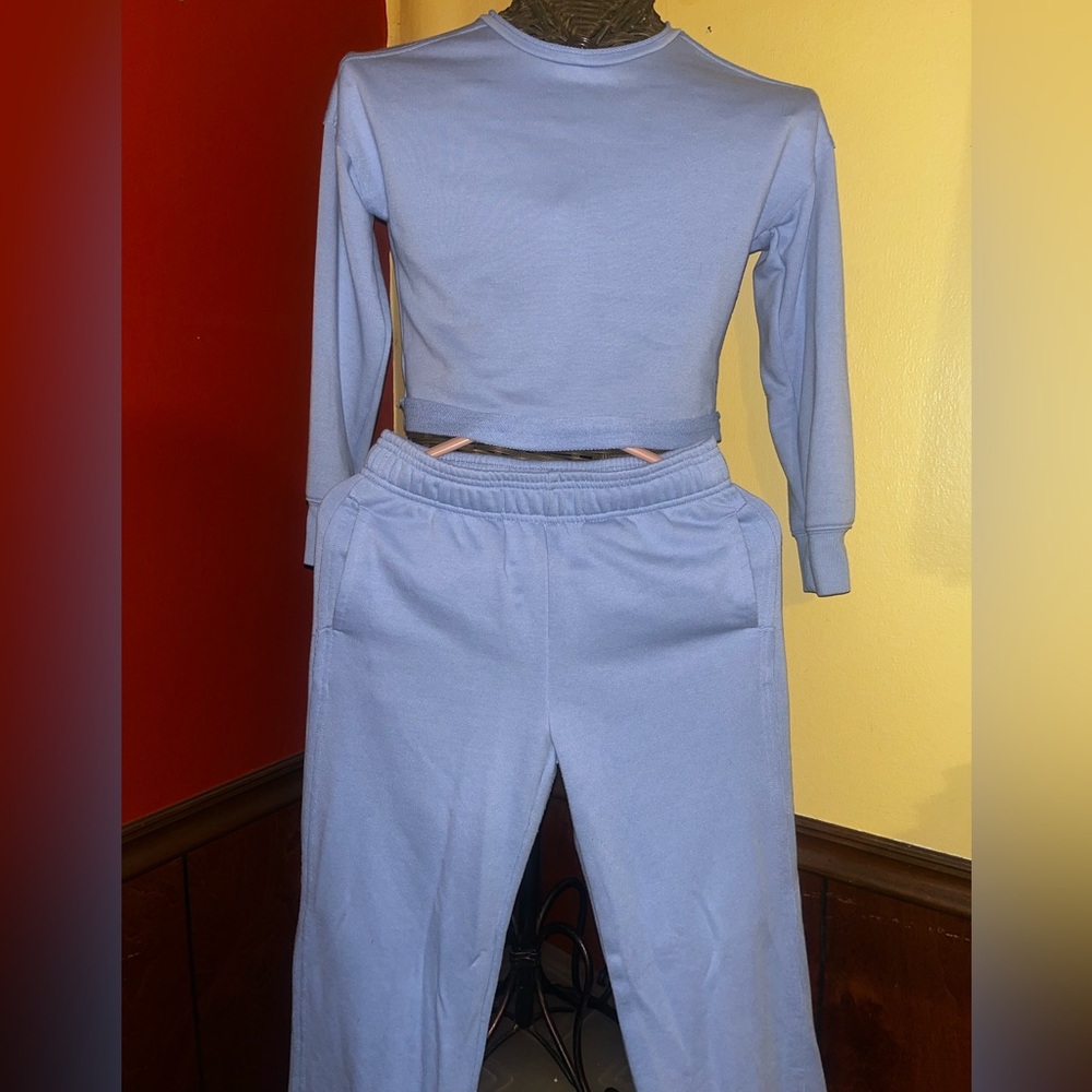 Light Blue Two-Piece Lounge Set